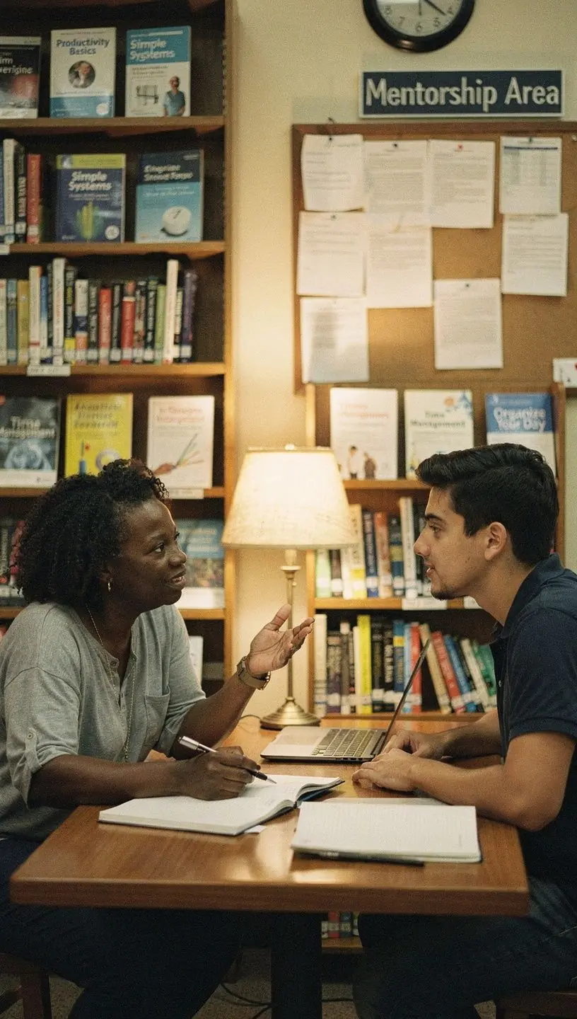 Organized workspace setup for improved efficiency.